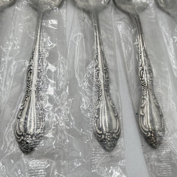 Oneida Stainless Steel Flatware Bourbon 6 Spoons 6"  New SIlverware SSS - Picture 4 of 7